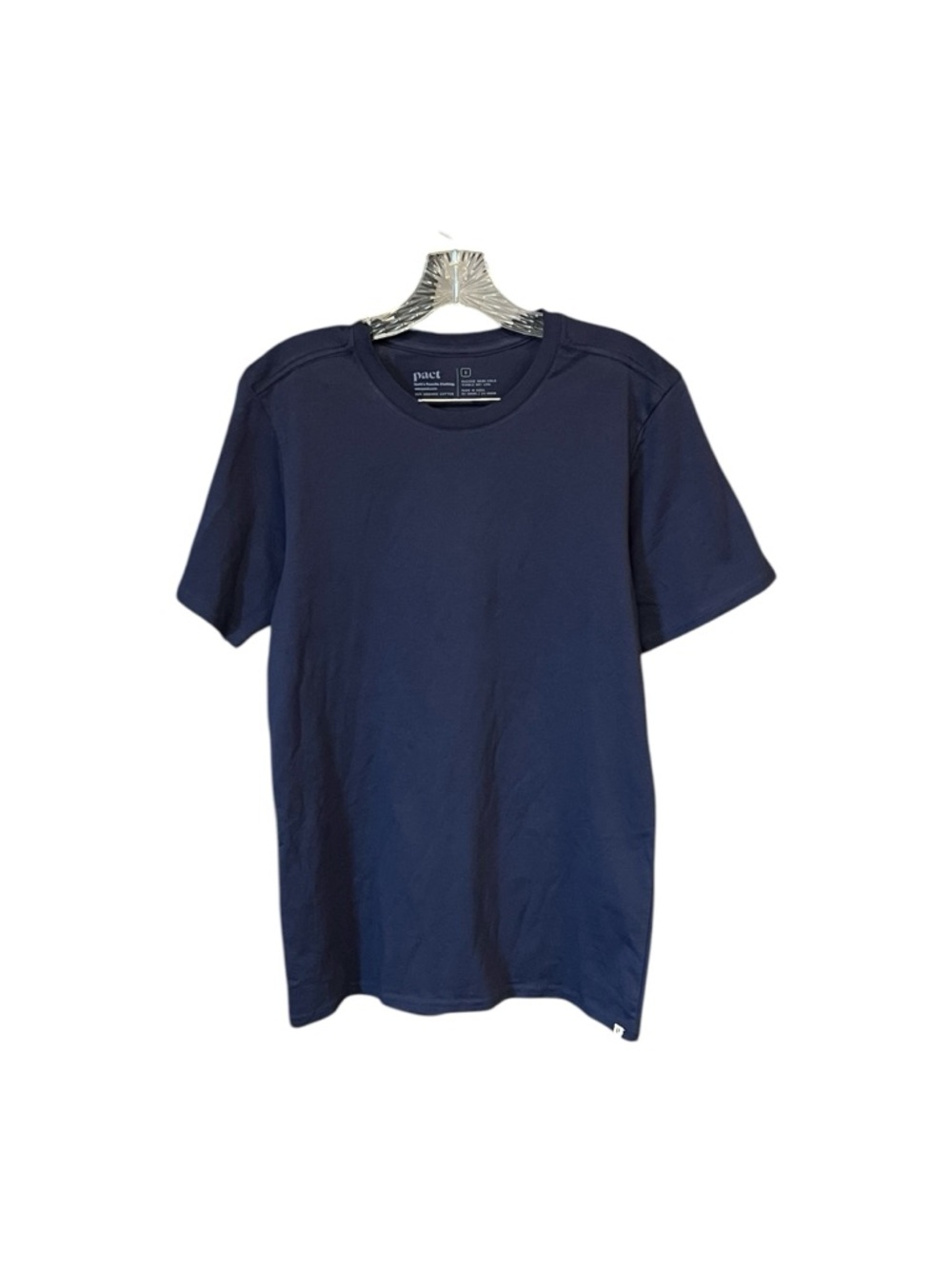 Pact Men’s Organic Cotton Crewneck Tee Navy Small NWT Oracle NetSuite